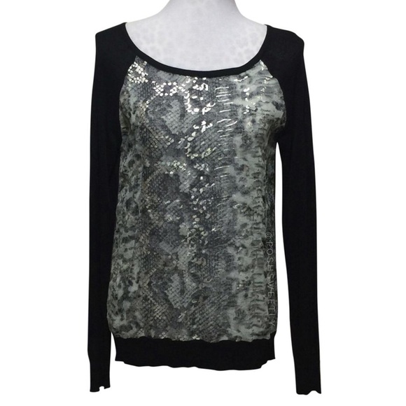 BCBGMaxAzria Sweaters - BCBG MaxAzria Mixed Media Sweater